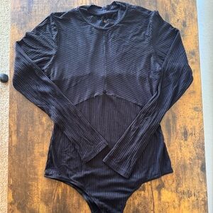 Black Long Sleeve Bodysuit